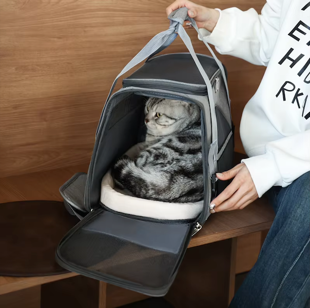 Sac de Transport en Tissu pour Chat Salon du Chat